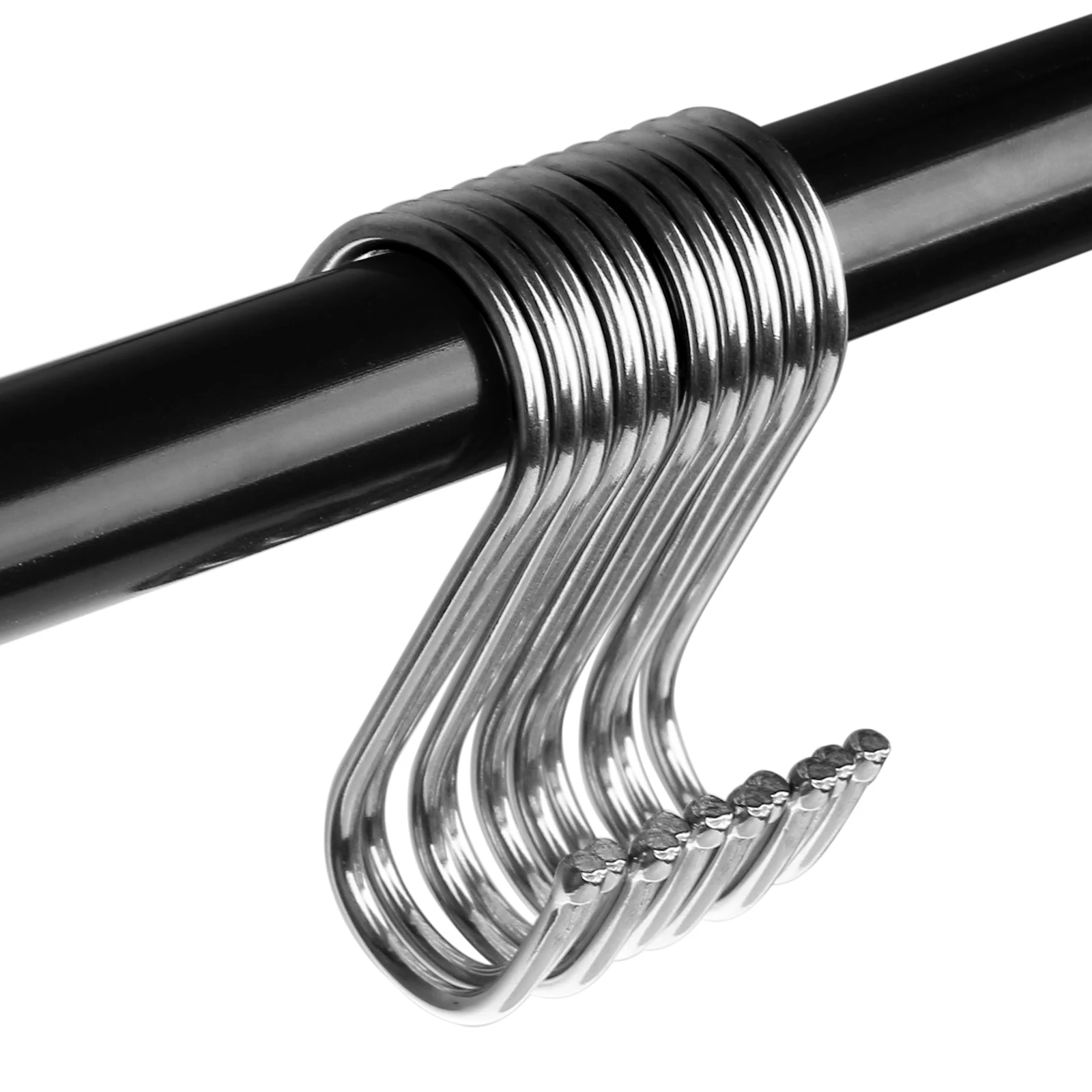 10 шт. нержавеющая сталь s-образный крючок вешалка для кухни вешалка ...