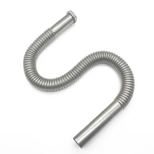 

Stainless Steel Siphon Flexible DN30 Sink Waste Set Sink Drain Hose 80cm For Bathroom Drain Accessories