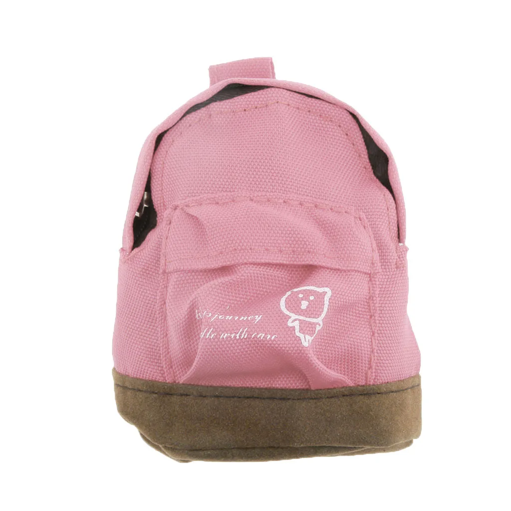 

1:6 Scale Dolls House Miniature Pink School Backpack Rucksack Shoulder Bag