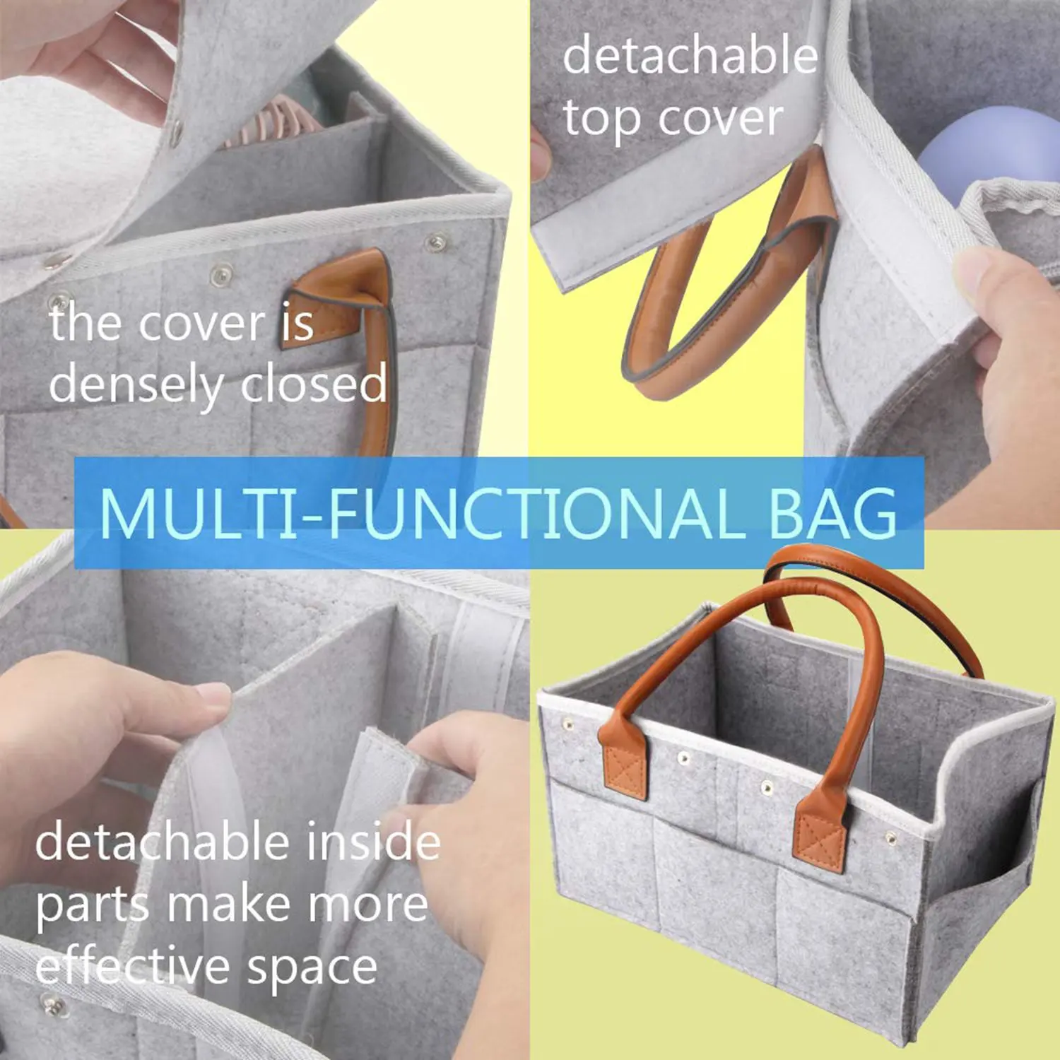 طوي الطفل حفاضات العلبة المنظم/القابلة للإزالة غطاء حقيبة التخزين طفل اللعب المحمولة حقيبة/مربع ل سيارة السفر تغيير الجدول المنظم