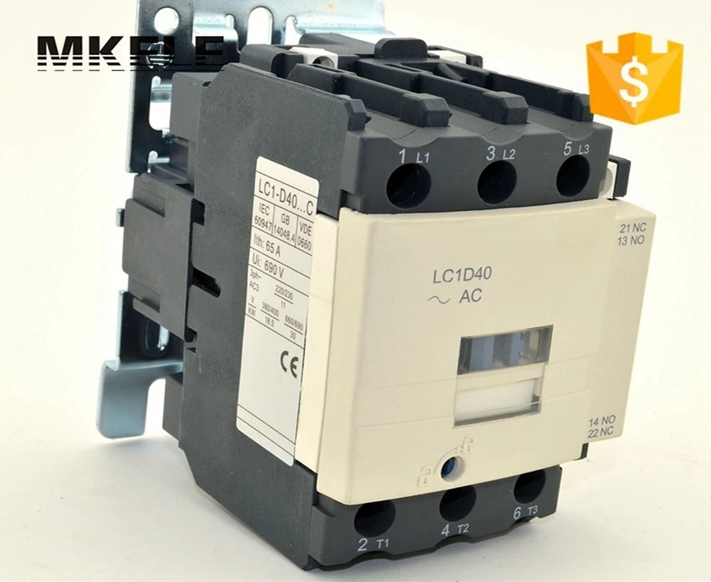 Buy LC1 D65 M7C 63A ac contactor ac motor control contactor electrical