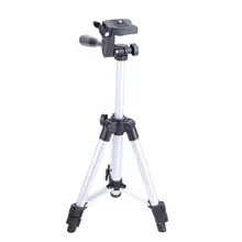 Professional Flexiable 3 Sections Universal 1/4 Metal Camera Tripod with Carry Bag for Canon Nikon DSLR Camera/ Phone / Tablet