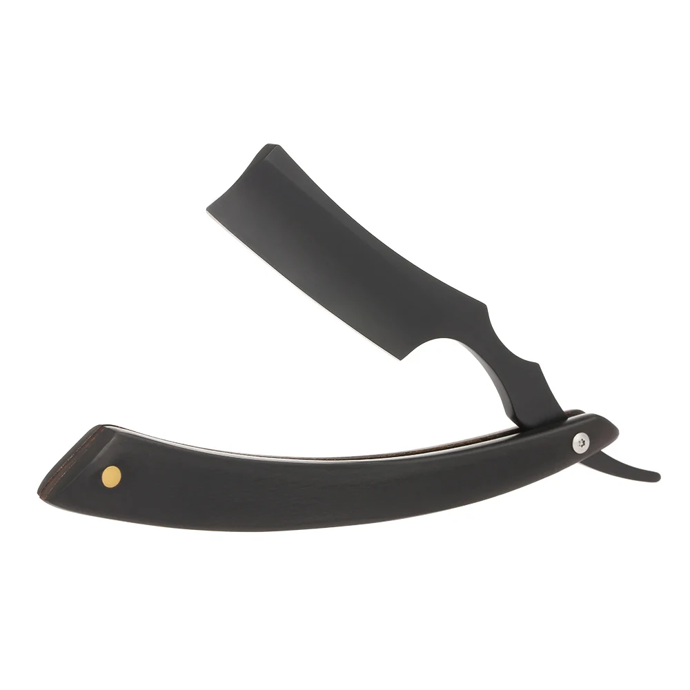 

Straight Razor Straight Edge Blade Manual Razor for Beard Grooming Folding Razor with Wood Handle Professional Shaving Tool