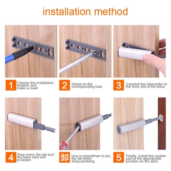 

Cabinet Latch Door Drawer Push to Open System Damper Buffer Catch Tool WXV Sale