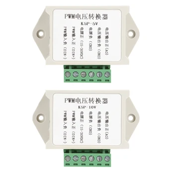 

1-3KHZ 5V PWM Signal to 0-5V/10V Voltage Converter D/A Digital-Analog PLC