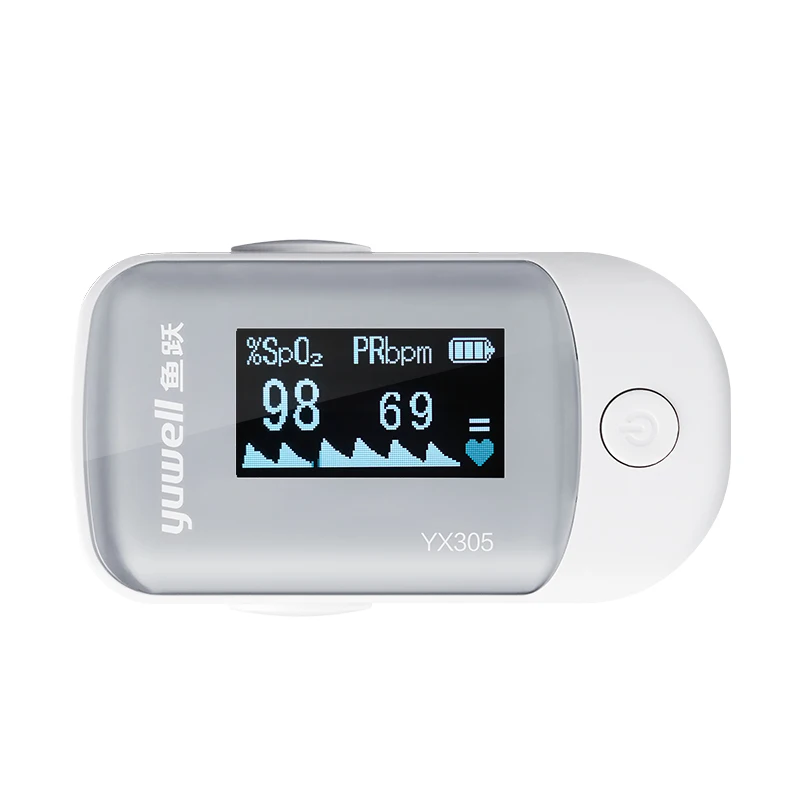 Baratos Yuwell YX305 oxímetro de pulso Digital para el dedo cuidado de la pantalla OLED para la salud Sensor de alta velocidad Auto apagado para la familia