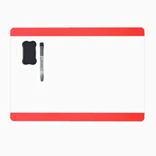 Магнит для холодильника магнитные календарь на доске A4 смарт-маркерная доска магнитная доска для холодильника магнитные холодильник [Длинная сторона] [красный]