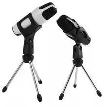 Мини портативный настольный микрофон-Трипод из цинкового сплава, подставка для микрофона, настольный регулируемый держатель для микрофонов