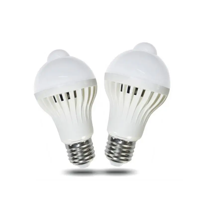 

PIR Infrared Sensor Bulb 85-265v Lamp Led Bulb Auto Smart Body Sound Light Motion Sensor Light