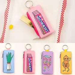 Корейская версия творческий удобство магазин Украшенные кошельки милый мультфильм студент розовый мини портмоне сумка