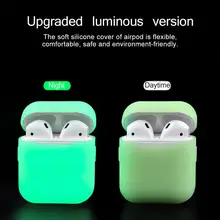 For Apple Airpods Luminous Case Bluetooth Headphones Headset Cover Night Light Protective Box For AirPod Air Pods Accessories
