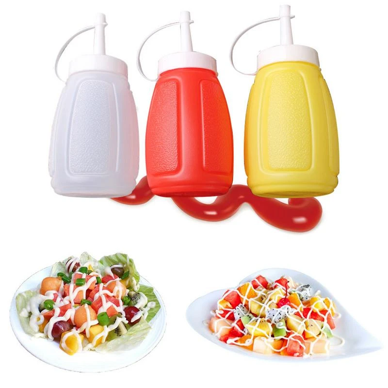 Kitchen Accessories Small Size Plastic Sauce Squeeze Bottle Tomato Ketchup Cream Sauce Jam Salad Seasoning Bottle Cookling Tool Salad Tools Aliexpress www aliexpress com