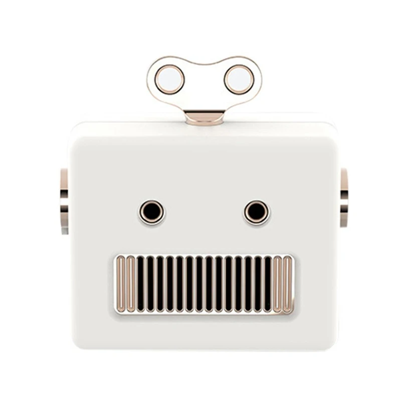 

Portable Retro Robot Shape Bluetooth Speaker Cartoon Mini Outdoor Wireless Speaker Hifi Bass Column Loudspeaker With Microphon