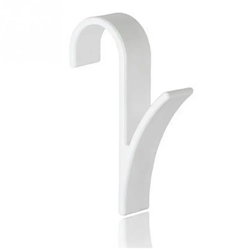 

6pcs Towel Door Storage Organizer Towel Hook Cloth Hanger Plastic Kitchen Bathroom Home Accessories