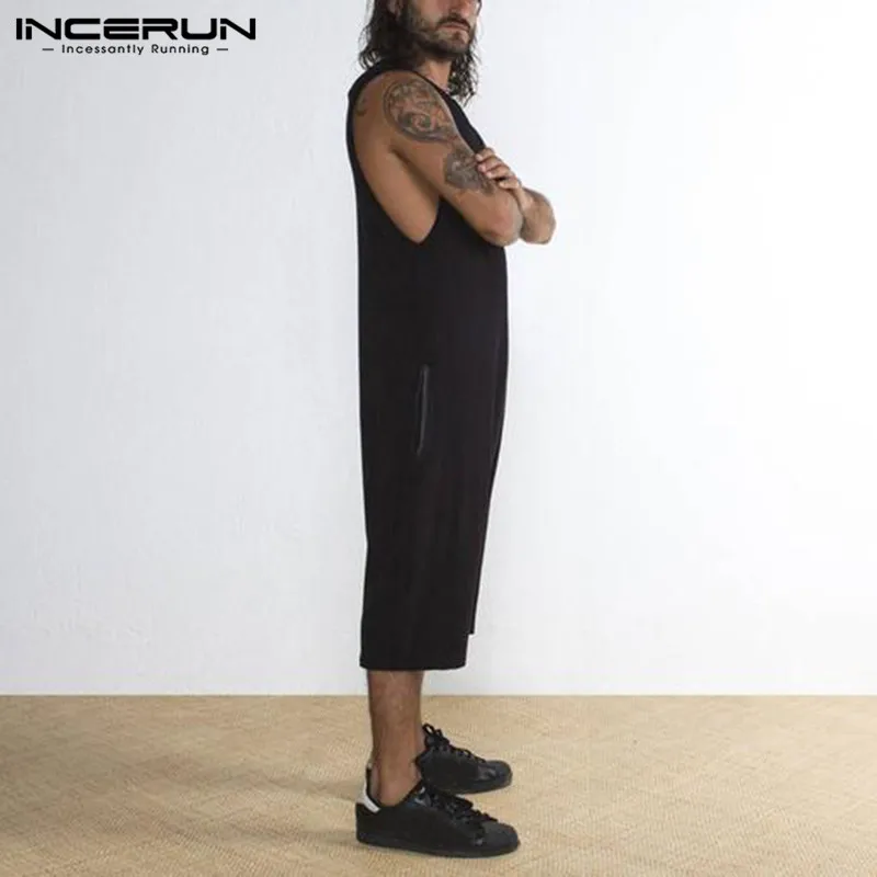 Brand Men's Sets Hiphop Jumpsuits Sleeveless Rompers Solid Overalls Vacation Sets Shorts Coveralls Hombre Rompers Overalls Big Brand Men's Sets Hiphop Jumpsuits Sleeveless Rompers Solid Overalls Vacation Sets Shorts Coveralls Hombre Rompers Overalls Big