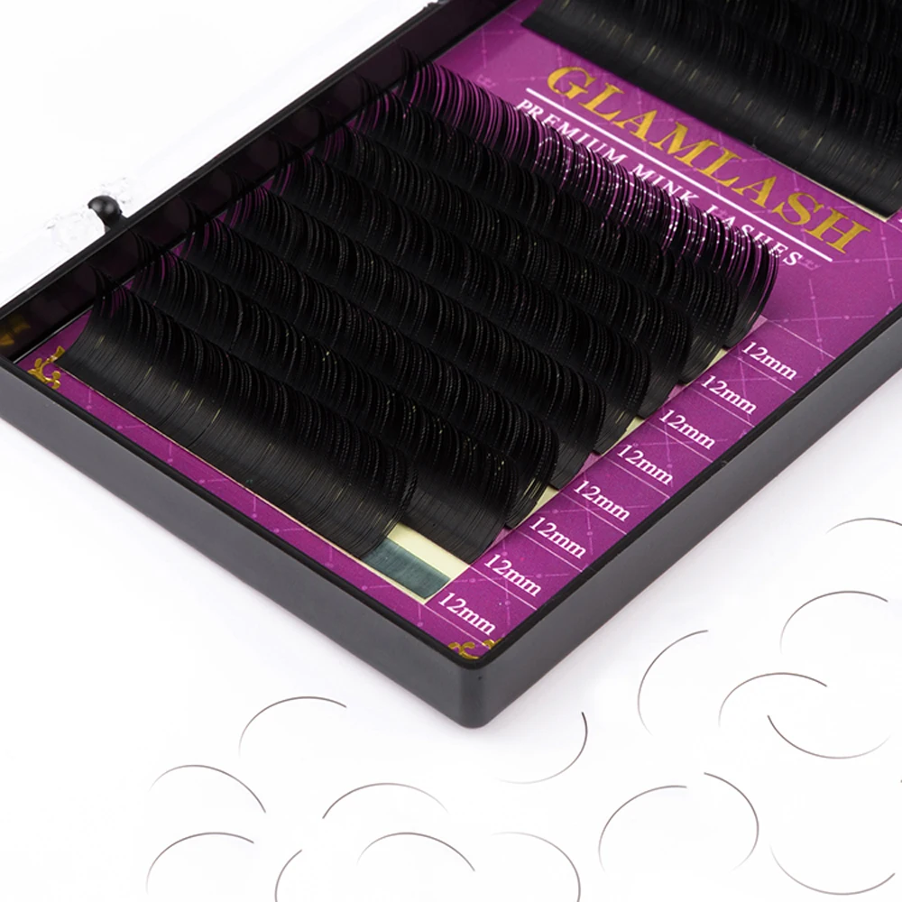 16 рядов корейские ресницы GLAMLASH ручной работы для наращивания pbt частная этикетка
