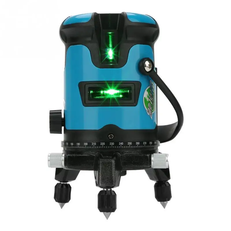 

Multifunctional Outdoor 2/3/5 Line Self Leveling Green Laser Level 360 Degree Horizontal Vertical Cross 100-240V