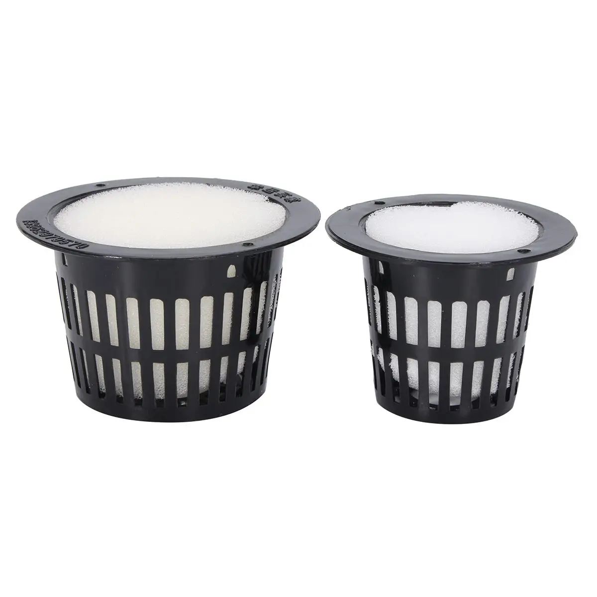 10Pcs Mesh Pot Net Cup Basket Hydroponic System Garden Plant Grow Vegetable Cloning Foam Seed Germinate Nursery Pots 2 Size