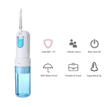 Carevas Беспроводная Вода Flosser перезаряжаемый электронный ирригатор полости рта зубная щетка инструмент для очистки с 5 наконечники распылителя