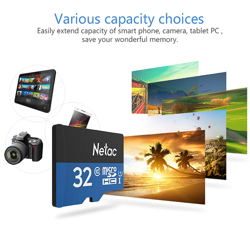 Карта памяти Micro SD класс 10 32 ГБ флеш карта TF для смартфона камера видеонаблюдения
