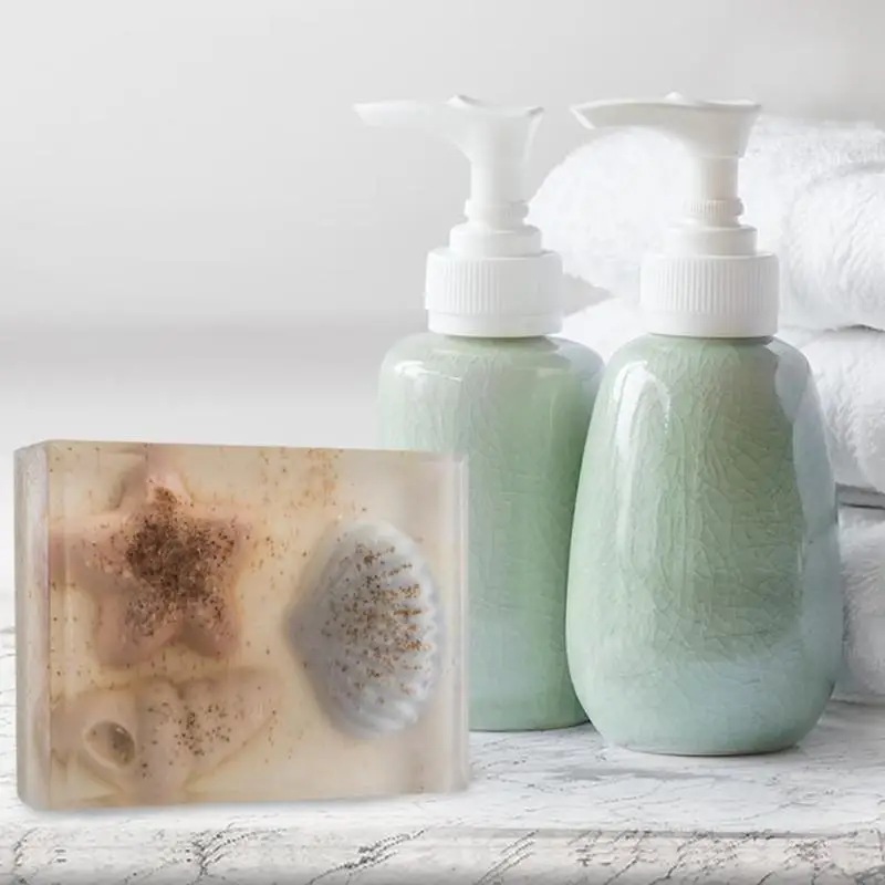 1 шт. натуральное Мятное мыло прозрачный ручной отбеливающий мыло для лица Очищающее ежедневное Мыло для лица мытье ванны уход за кожей