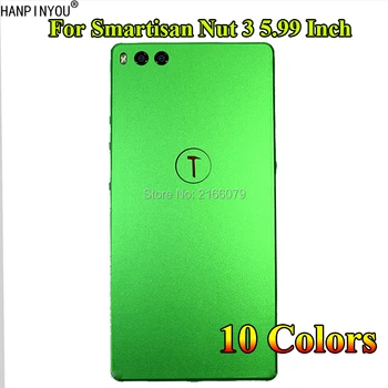 Перейти на Алиэкспресс и купить Для Smartisan Nut 3 Nut3/U3 5,99 дюймфольга задняя крышка Анти-отпечаток пальца металлическая наклейка матовая защитная пленка для экрана льда