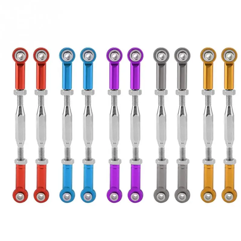 

Aluminium Alloy RC Steering Rod Steering Linkage Rods for Traxxas Slash 1/10 Scale RC Truck Anodizing treatment surface Steering