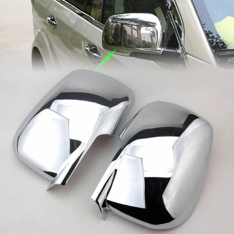 

2pcs ABS Chrome Rearview Side Mirror Decorate Cover Trim For Dodge Journey 09-18