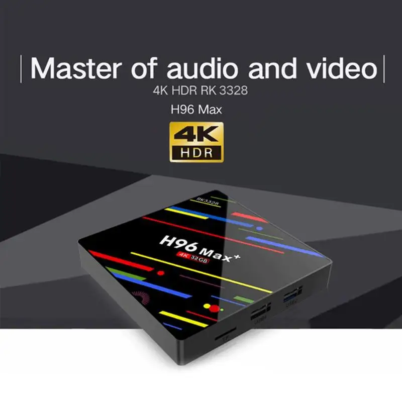 

H96 Max Android 8.1 Set Top Box Quad-Core WiFi TV Box (EU)+2.4G Keyboard Mini Wireless Keyboard Smart TV Set Top Box TV Box