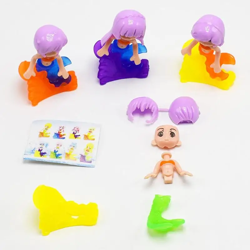 Уникальные Милые DIY игрушки куклы-русалки Мода принцесса игрушка для девочек Подарки на день рождения и Рождество случайный цвет