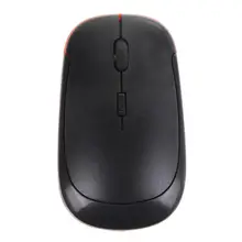 Универсальная игровая мышь ультра тонкий u-образный usb-ресивер беспроводной мыши 2,4G 10 M беспроводная оптическая мышь для ноутбука компьютерная мышь новая