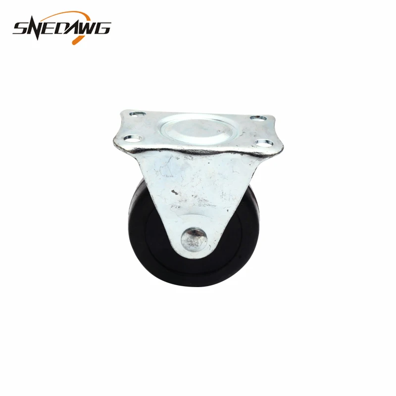 

2pcs Rubber Furniture Caster 1.5''/2'' Fixed Type Caster Wheels Anti-Wrap Caster Wheels Furniture for Sofa Chair Baby cradle