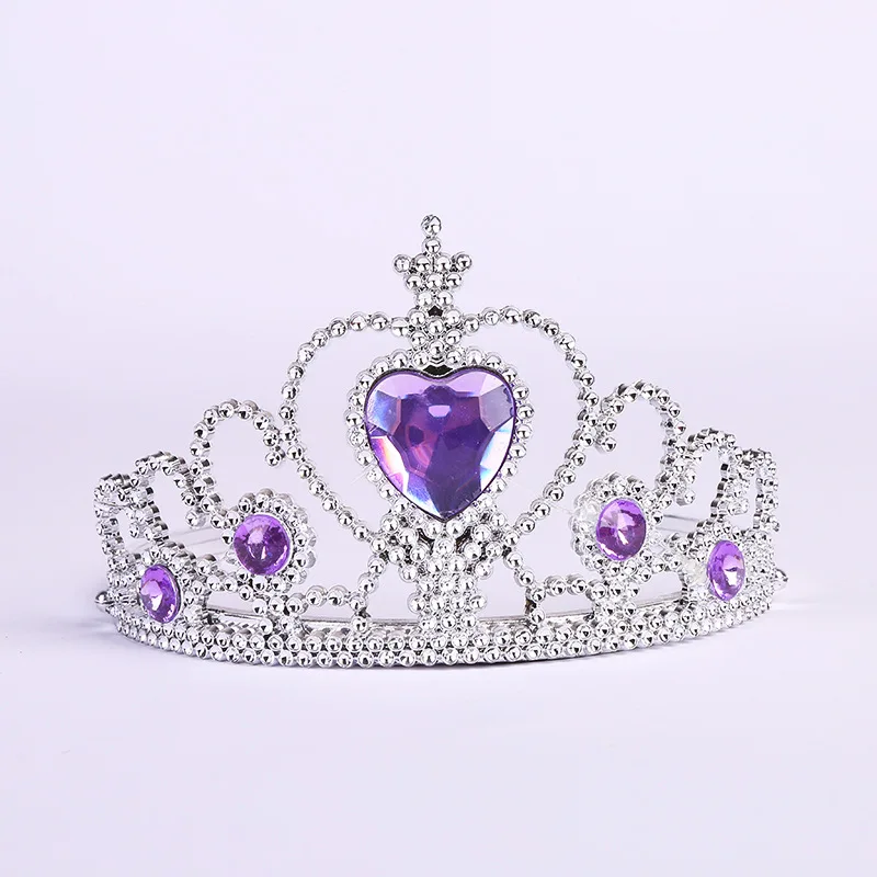 Disney Frozen pretend play Beauty Fashion Toys Children's Crown Set Magic Wand Princess Headwear Headband Toy for children