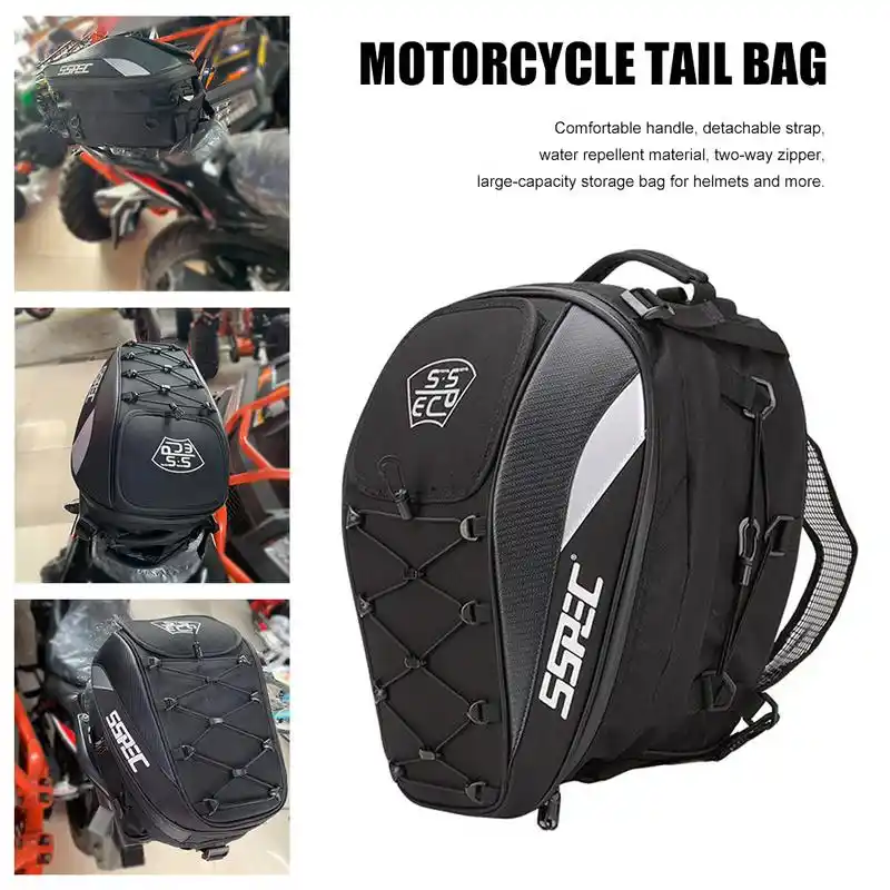 motorcycle laptop tail bag