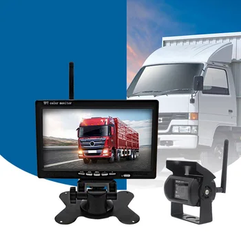 

WIFI Wireless Backup Camera 7 Inch Monitor Screen Rear View Rearview Backing Parking Reversing Reverse Camera for RV Truck