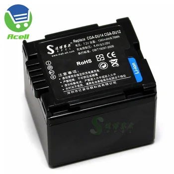

CGA-DU14 CGA-DU12 Battery for Panasonic SDR-H200 H18 H20 H21 NV-GS328 GS180 VDR-D160 D158 Camcorder Replace CGR-DU06 CGA-DU07