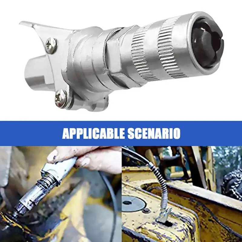 Grease Coupler Locks Locking Pliers High Pressure Grease Fittings Single Handle Flat Grease Gun Filling Head Aliexpress