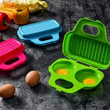 Новая вареная яичная посуда, Паровая коробка для яиц, кухонная Случайная Форма для омлета, инструменты для приготовления пищи