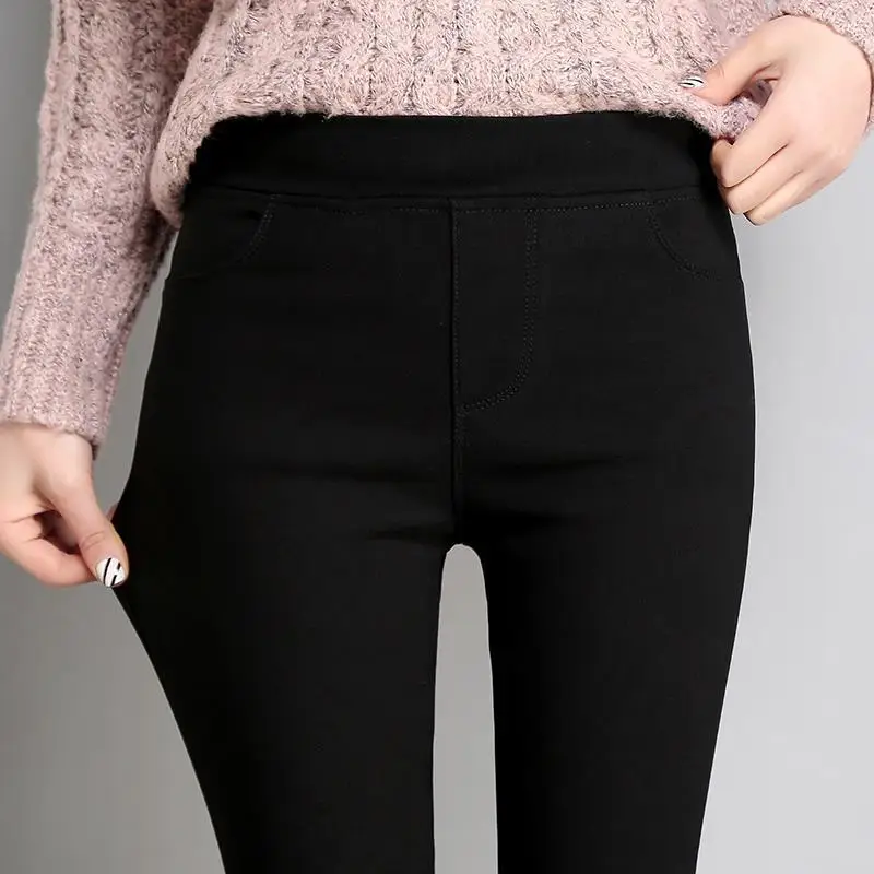 Высокая талия одежда Broeken Костюмы богемный calca Feminina Dames Broek осень Hiver женские