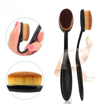

5 PCS/Set Makeup Powder Blush Foundation Brush+Sponge Puff+Large Fan Contour Brush Make Up Brushes Tool Cosmetics Kits
