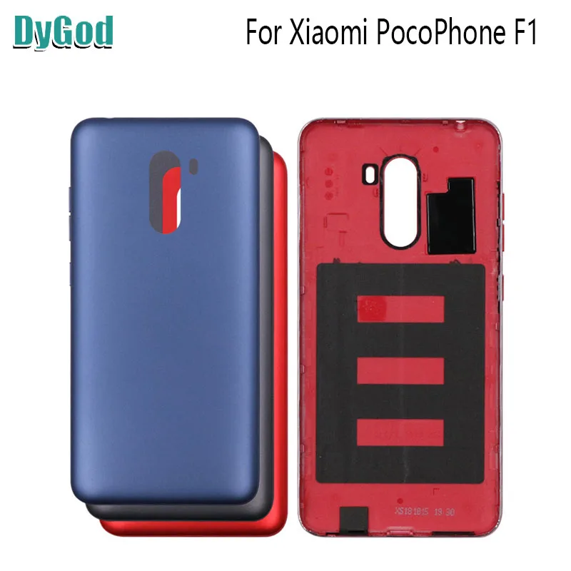 Задняя крышка аккумулятора для Xiaomi Pocophone F1 задний корпус пластиковая дверь