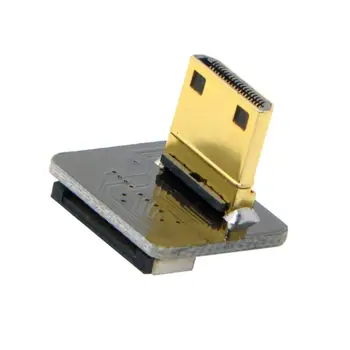 

CYFPV Mini HDMI Type C Adapter Connector Male Up Angled 90 Degree for FPV HDTV Multicopter Aerial Photography 10pcs/lot