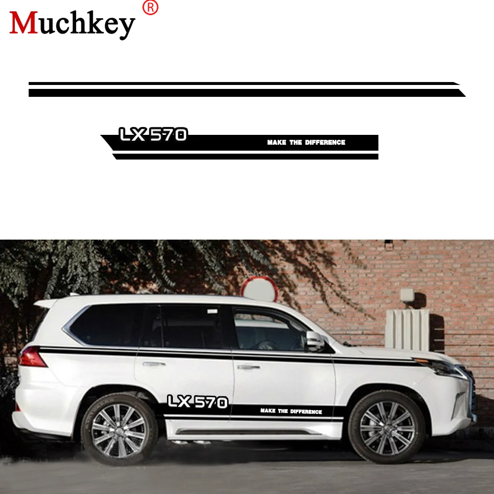 Наклейки сделай сам на заказ для кузова автомобиля Lexus LX570 двухсторонняя наклейка