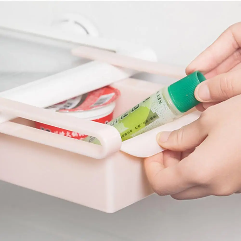 Multi-purpose Slide Kitchen Fridge Freezer Space Saver Organizer Storage Rack Kitchen Storage Holders Bathroom Shelf Sp