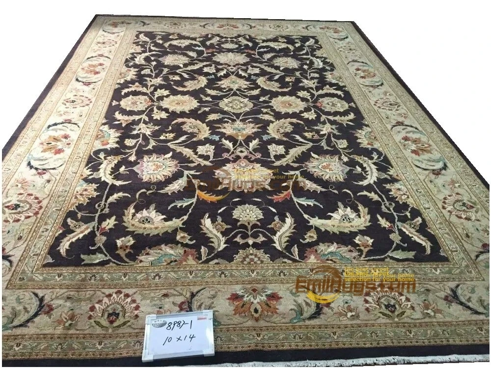 

Original single export Turkish handmade carpets OUSHAK Ozarks pure wool carpet 8987-1 10x14gc47zieyg28