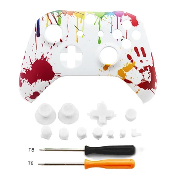 

Bevigac Fashion Colorful Anti-Slip ABS Protective Hard Cover Case Skin Shell Protector for Microsoft Xbox One S Slim Controller