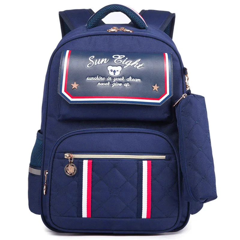 

New Kids School Bag Orthopedic Backpack For Children Cartoon School Bags High Quality Waterproof Nylon Book Bag
