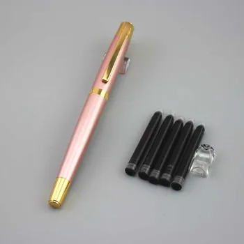 

DKW metal fountain pen Writing Office School Supplies Material Stationery teacher student gift pen with 5pcs ink sac 031