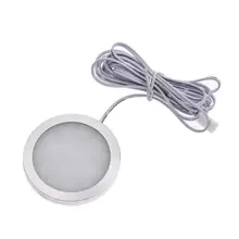 Под светодиодный свет шкафа Кухня круглый свет 12 V шкаф-витрина светодиодный шкаф витрина ящика Шкаф Освещение в помещении