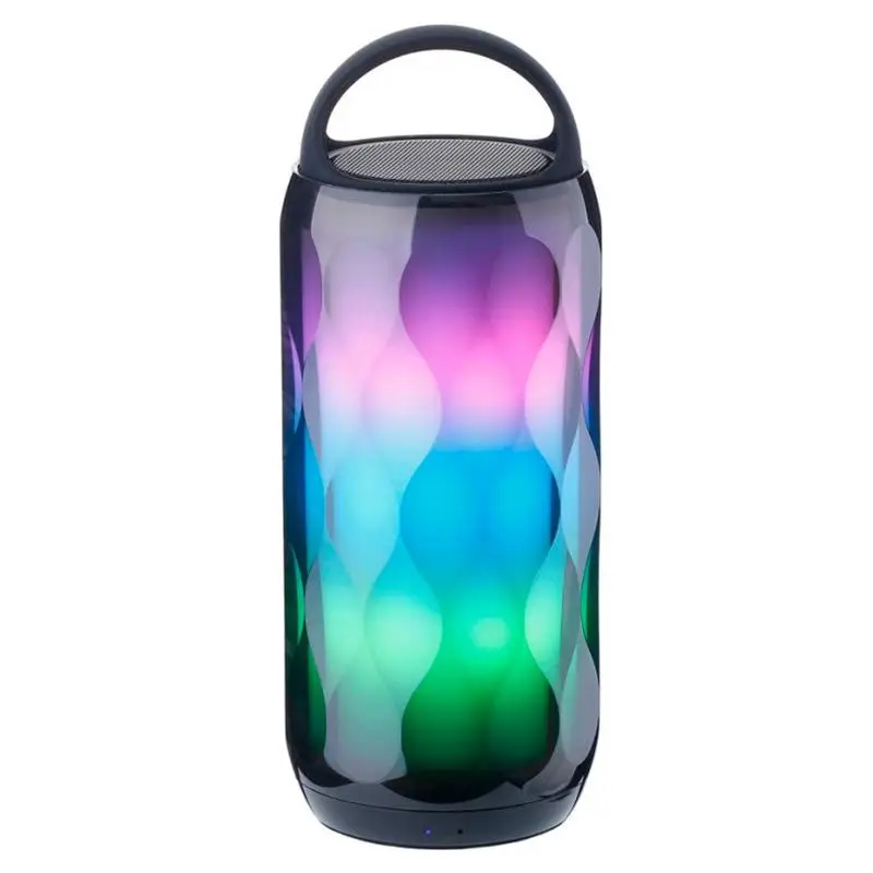 

Bluetooth LED Colorful Atmosphere Lamp Key Subwoofer Speaker Wireless Portable Speaker Support TF Card Playback Hands-free Cal
